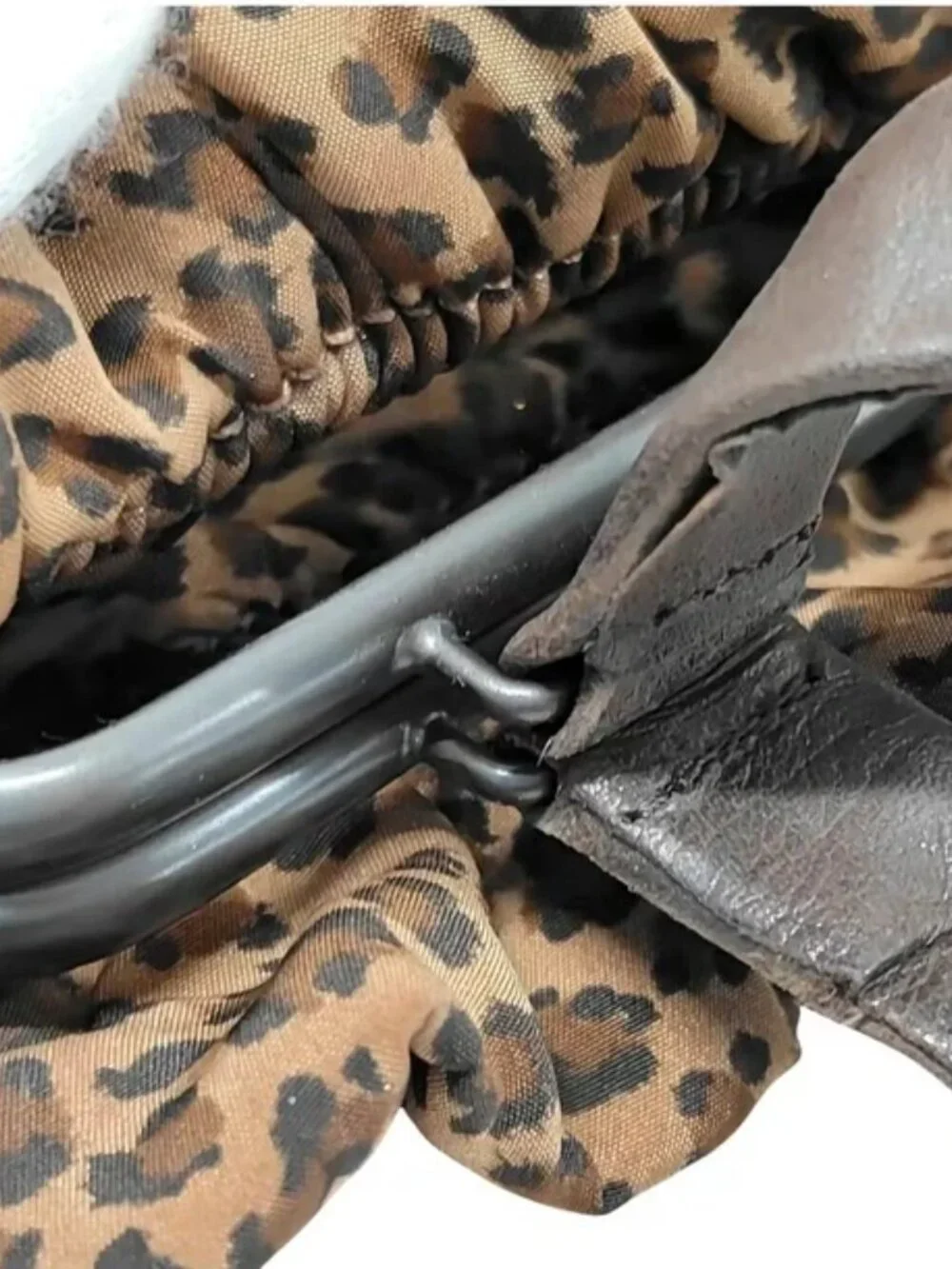 Vintage Bottega Veneta Leopard Print Tote - Picture 7 of 11